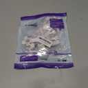 VCE UL Listed 10Gbps Cat6 Keystone Jack Insert 25-Pack, 90 Degree Punch Down RJ45 Keystone Jack Adapter Slim Profile for Patch Panel and Wall Plate