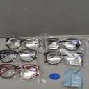 CCVOO Reading Glasses for Women/Men, Eyeglasses, Blue Light Readers for Women/Men, Computer Eye Glasses, Cheaters (2 Black/Turtle/Red/Dark Blue)