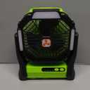 Portable Rechargeable Fan, 20000mAh Cordless Battery Powered Camping Tent Fans with SOS & LED Lantern, Small USB C Operated Outdoor Ventilador for Travel Camp Fishing Bedroom Power Outage Emergency (Large, Neon Green)