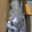 FANHAO 2 Pack Metal Lawn Sprinklers with Adjustable Telescoping Base, 3-Arm Water Sprinkler 360 Degree Rotation High-Rise Sprinkler for Large Area Coverage, Garden Watering Irrigation Sprinkler System