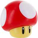 Paladone Super Mario Bros Mushroom Light with Sound, Nintendo Collectible Figure Lamp Gift for Fans, Themed Decor for Bedrooms or Gaming Rooms