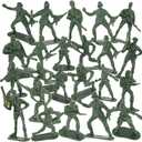 ArtCreativity Little Green Army Men Toy Soldiers, Bulk Pack of 144 Military Toys Figurines, Plastic Army Guys Playset, Action Figures in Assorted Poses, Fun Gift and Party Favors for Boys and Girls