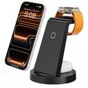 Anlmz 3 in 1 Charging Station for iPhone, Wireless Charger for iPhone 17 16e 16 15 14 13 12 11 X Pro Max & Apple Watch - Wireless Charging Station for AirPods 4 3 Pro