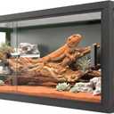 ALOTIKI 24 Gallon Reptile Enclosure 30"x12"x12" Bearded Dragon Reptile Tank