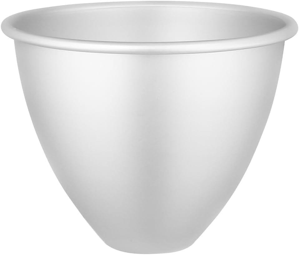 Doll Cake Mold Round Aluminum Doll Dress Cake Pan Doll Baking Mold Non Stick Dessert Mold Baking Supplies for Wedding Birthday (12.5X11X3.8CM)