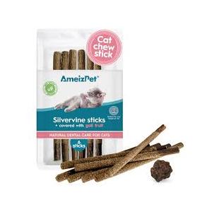 AmeizPet Catnip Catnip, Catnip, Toy, Natural Chew Bones, Dental Care, Gall Fruit Cats, Chew Toys, Catnip Matatabi Catnip Sticks 6 Pieces