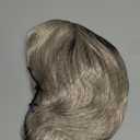 TISHINING Pixie Cut Short Ombre Gray Curly Wigs for White Women Fluffy Layered Mixed Grey Wig with Bangs Natural Looking Synthetic Daily Party Wig