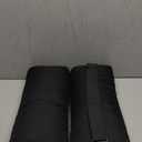 Chaise Lounge Head Pillow, 2 Pack Outdoor Patio Pillows with Adjustable Strap, Lounge Head Resting Pillow for Recliner Beach Pool Lounger Office Chair(Black, Water Resistant)