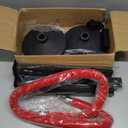 2 Pack Stanchions Post with Velvet Rope, Crowd Control Stanchions, Queue Pole for for Movie Theater, Party Supplies