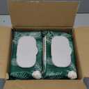 The Honest Company Hypoallergenic Flushable Wipes for Sensitive Skin, Tropical Leaves, 336 Count (42 Count (Pack of 8))