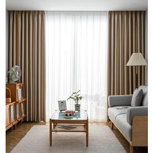 Curtains Beige for Living Room 80x34