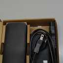 Lenovo USBC Dual Display Travel Dock w/ 100W Power Adapter  7 Ports, Integrated USBC Cable, Universal Compatibility, Dual Displays at 4K  Black