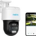 REOLINK PTZ Security Camera System 4K, IP PoE 360 Camera with Dual-Lens, Auto 6X Hybrid Zoomed Tracking, 355 Pan & 90 Tilt, Outdoor Surveillance, AI Detection, Trackmix PoE 