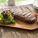 Ironwood Gourmet Small Steak Board, 7.5 x 10.5 x 0.5 inches, Acacia Wood Dinner Plate (Brown)