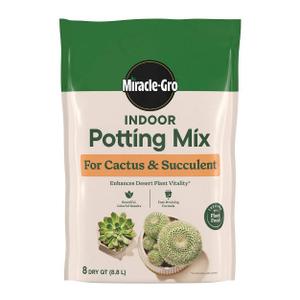 Miracle-Gro Indoor Cactus & Succulent 8.009lbs Potting Soil, Pack Of 3