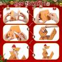 Eaasty 23 Pcs Cat Christmas Advent Calendar Gift Boxes to Fill DIY Cat Countdown Empty Calendar Gifts Kitten Lovers Christmas Boxes for Xmas Holiday Decor Winter Kitten Party Supplies(Paw)