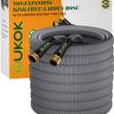 GUKOK Garden Hose 100 FT, NonExpanding Water Hose, UltraLight & Flexible, BurstResistant, KinkFree, HighPressure Garden Hose AllWeather Use for Lawns, Gardens, and Outdoor Cleaning