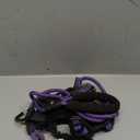 IVY&LANE No Pull Dog Harness for Small Dogs, Dog Vest Harness with Leash, Safety Belt and Storage Strap, Fully Adjustable Harness, 360 Reflective Strip, Soft Handle (Purple, XS)