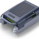 Solar Pool Skimmer Robot, Automatic Robotic Pool Skimmer with Dual Charging, 72H Runtime, One-Touch Start, UV-Resistant, Smart Navigation for Inground & Above Ground Pools