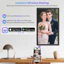 Uhale 32" Extra Large Digital Picture Frame 64GB, WiFi Photo Frames 1920 x 1080 FHD IPS Display with Remote Control, Wall Mounted, Slideshow, Support USB and SD Card, Instantly Share Photos Videos
