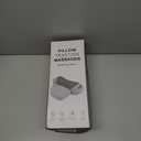 3-In-1 Neck Massager Pillow for Pain Relief, Featuring Heat & Gentle Support, Cervical Massage Pillow for Neck, Shoulder & Back, Ergonomic Design for Daily Comfort, Plug-in Use for Continuous Power (Gray)