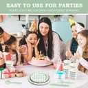168Pcs Gingham Party Supplies for 24 Guests Thick Paper Plates and Napkins Knives Spoons Forks Cups Disposable Party Set Cutlery for Dinner Baby Shower Wedding Favor(Sage Green)