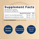 NatureBell 2 Pack Pure Magnesium Citrate 500mg, 480 Capsules | High-Purity Elemental Form | Non-GMO, Gluten-Free