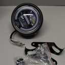 kucehiup 6.5 Inches Round Motorcycle LED Headlight with Brackets Assembly (White Light)