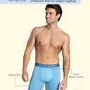 Fruit of the Loom Men's Getaway Boxer Briefs, Lightweight Breathable Fabric, Quick Dry & Odor Control (XL)