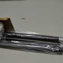 Heavy Duty Extra Long Curtain Rods for Windows 55-120 Inch, Black