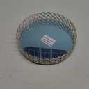 Feyarl Crystal Perfume Tray Makeup Cosmetic Vanity Organizer Jewelry Trinket Display Storage Mirrored Decorative Tray Skin Care Tray for Dresser Home Deco Birthday Gift(Round 10" inch) (Gold)