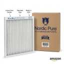Nordic Pure 16x20x1 AC & Furnace Air Filters (4-Pack) – Actual Size: 15.5" x 19.5" x 0.75", Keep Your Indoor Air Clean & Fresh with Nordic Pure Air Filters