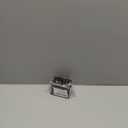 White Magnetic Basket, Magnetic Pencil Holder for whiteboard, Wire Mesh Magnetic Refrigerate Organizer, Magnetic shelf Desktop Storage, 3.42'' x 2.36'' x 2.55'', One Item Only