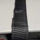 Faucet Guard - 90 Foldable Draining Mat for Kitchen & Bathroom Sink with 2 Drain Ports (Black, 29.9"*5.9")