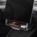 REEVAA Upgraded Tesla Model Y Hidden Under Screen Storage Box for Model Y 2020-2026 (Fit New Model Y Juniper) [One-tap Open & Stable Installation] Model Y Accessories, Center Console Organizer Tray