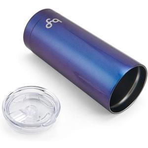 BYO by BUILT 20 Ounce Double Wall Stainless Steel Tumbler Iridescent Blue 5237923
