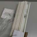 CHICOLOGY Bamboo Roman Shades - Customer Favorite Light Filtering Blinds for Windows, Premium Quality, Ideal for Home, Snow White, 27" W X 64" H