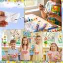 Foilswirl 24 Set Butterfly Ceramic to Paint Spring Butterfly DIY Painting Kit Paint Your Own Crafts Unpainted Figurines Decor with Brushes Acrylic Bags for Spring Decor Party Favor Gifts