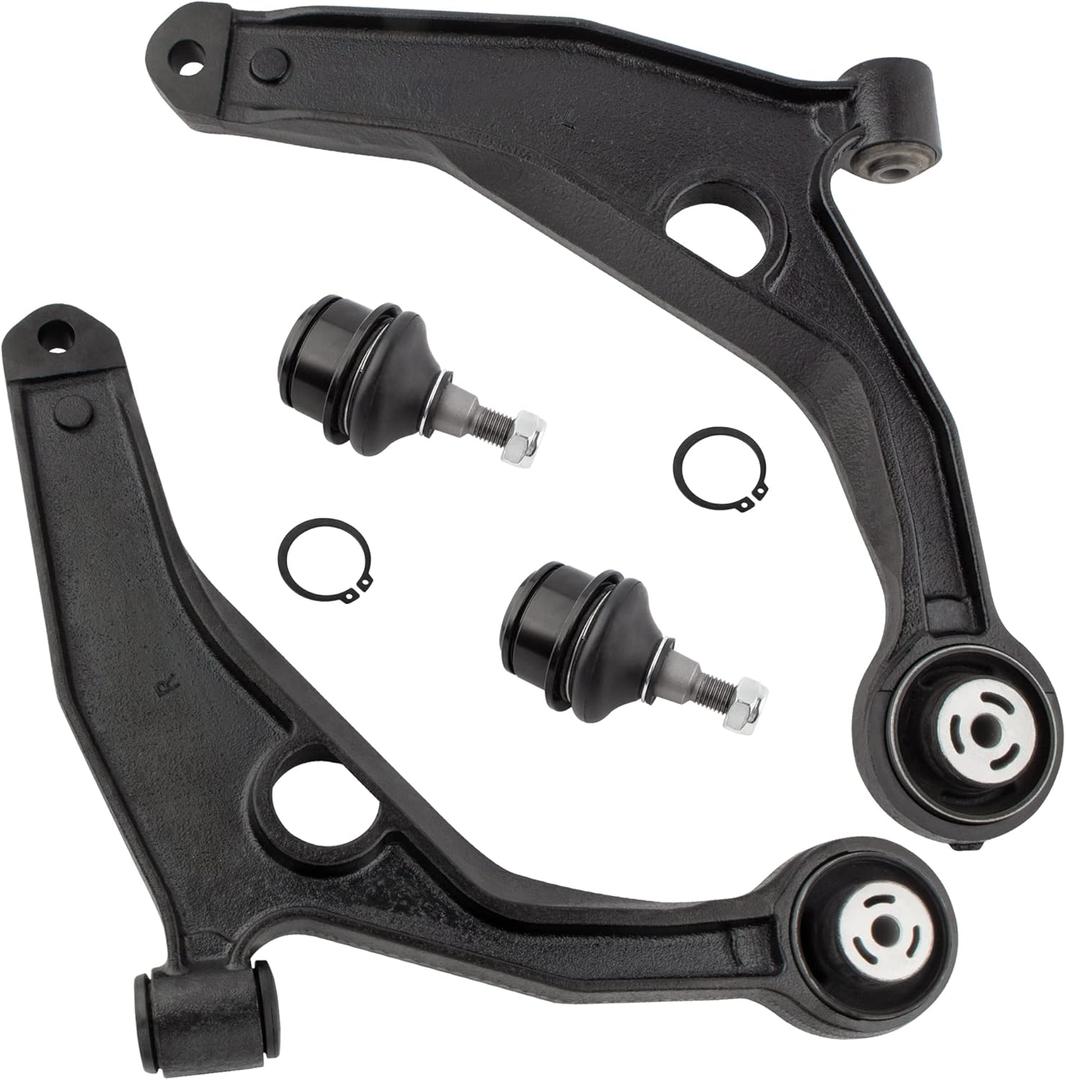 4Pcs Front Suspension Kit Lower Control Arm & Ball Joint Fit For Chrysler 200 2011-2014, For Chrysler Sebring 2007-2010, For Dodge Avenger 2008-2014, Journey 2009-2015 K641333 K641334 K500120