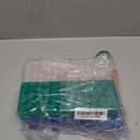 Tube Rack Double Panel 60 Positions Polypropylene for 0.5ml-2ml Microcentrifuge Tubes, Pack of 5(Blue, Orange,White, Purple, Green)