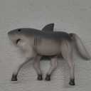 Randimals Realistic Animal Toy - Unique Horse & Shark Hybrid Figurine - Safari & Farm Animal  - Mini Figure for Kids & Kidults - 1 Pack