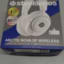 SteelSeries Arctis Nova 5P Wireless Multi-System Gaming Headset  White  Neodymium Magnetic Drivers  100+ Audio Presets  60 HR Battery  2.4GHz or BT  Gen2.X Mic  PS5, PS4, PC, Switch, Mobile