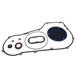 Primary Cover Gasket for Harley Davidson 1994-1998 Big Twin Evolution Softail Models and Dyna Models, Clutch Foamet Derby Primary Gasket Seal Kit & O-Ring