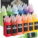 Mr. Pen- 3D Fabric Paint Set, 24 Pcs, 0.67 Oz, Permanent Fabric Paint for Clothes, Clothing, T Shirt, 3D