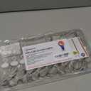 HXWEIYE 300LED Fairy Curtain Lights, 9.8x9.8Ft USB Plug-in 8 Modes Christmas String Hanging Lights with Remote for Bedroom Backdrop Wedding Indoor Wall Decor, Warm White, Tangle-Free  1 Pack (Regular)