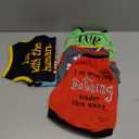 Saintrygo 8 Pieces Dog Shirts Pet Printed Clothes with Funny Letters Summer Pet T Shirts Cool Puppy Breathable Dog Outfit Soft Sweatshirt Cats(Classic Pattern,X- Small)