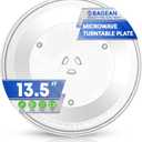 Microwave Plate Replacement 13.5 inch Fits WB39X10032 GE Microwave Turntable Plate - Exact Replacement Microwave Glass Plate For Better Reheating and Cooking - Spinning Dish Tray For Oven
