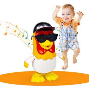 TOYMAKER La Granja de Zenon Black Hats Bartolito Chicken Baby Toys Dancing Toddlers ToysMusic Kids Interactive Early Learning Educational for 1 2 3 4 Year Old Boys Girls Birthday and Christmas