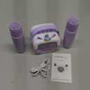 Mini Karaoke Machine for Kids Girls: Unicorn Portable Bluetooth Speakers With 2 Wireless Mic Toys for Girls age 4-6 7 8 9 Years Old Girl Christmas Birthday Gifts for 5 6 7 8 9 10 11 Years Teens Purple