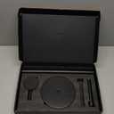 YUMORE Toilet Paper Holder Stand,Freestanding Bathroom Metal Black Matte Tissue Roll Holder for Modern Bathroom